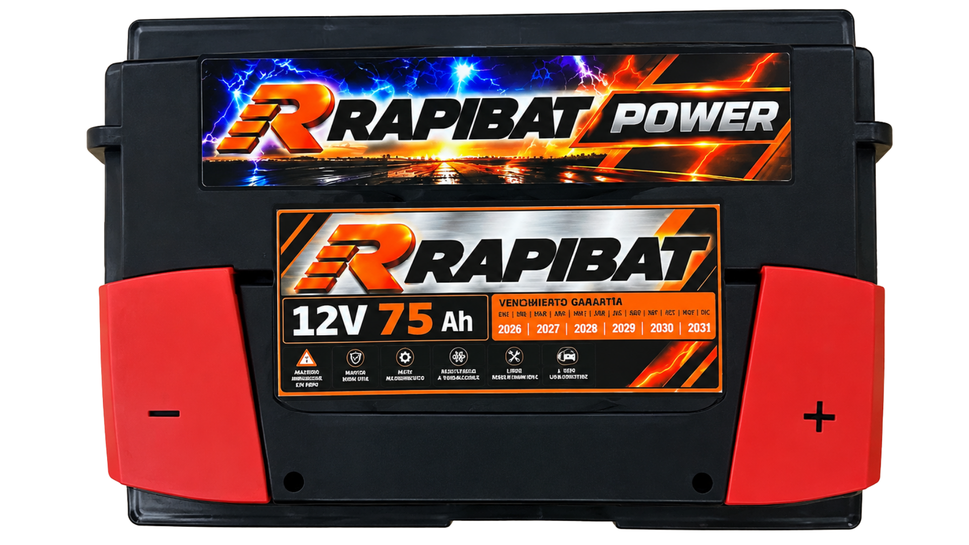 Batería Rapibat Start Stop para vehículos con sistema Start-Stop